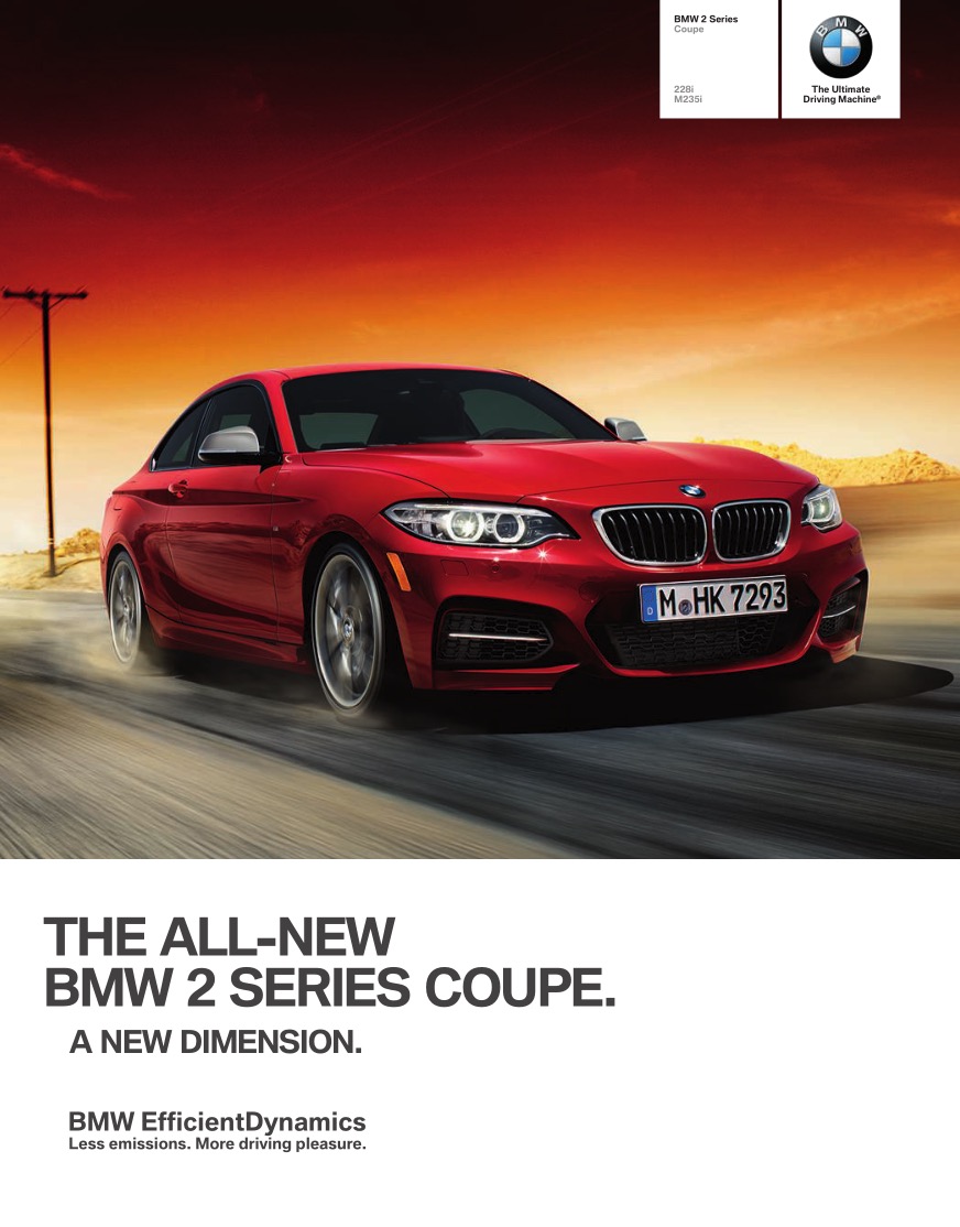2015 BMW 2-Series Brochure